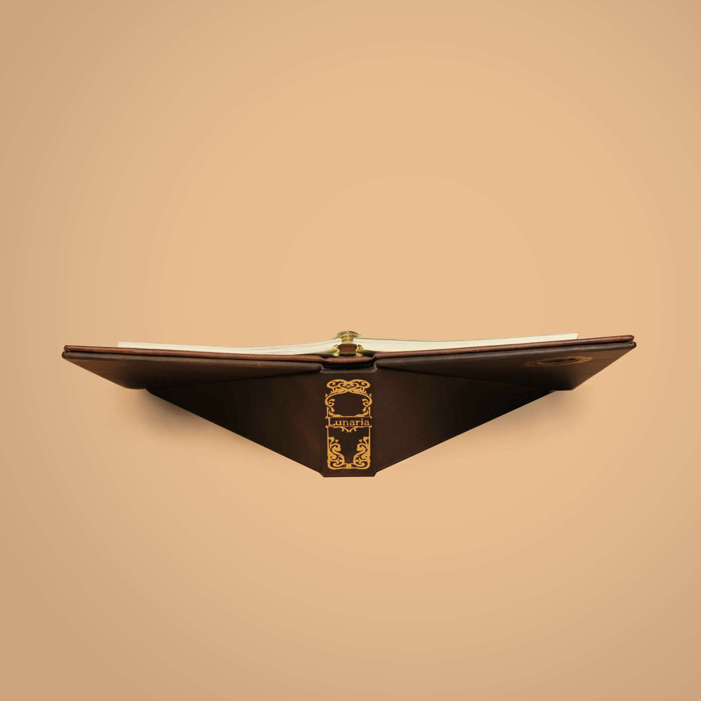 Lunaria Self-Standing Leather Journal